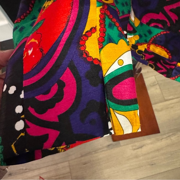 🎭 Joni B. Vintage Multicolor Abstract Print Jacket (M) - Picture 3 of 9